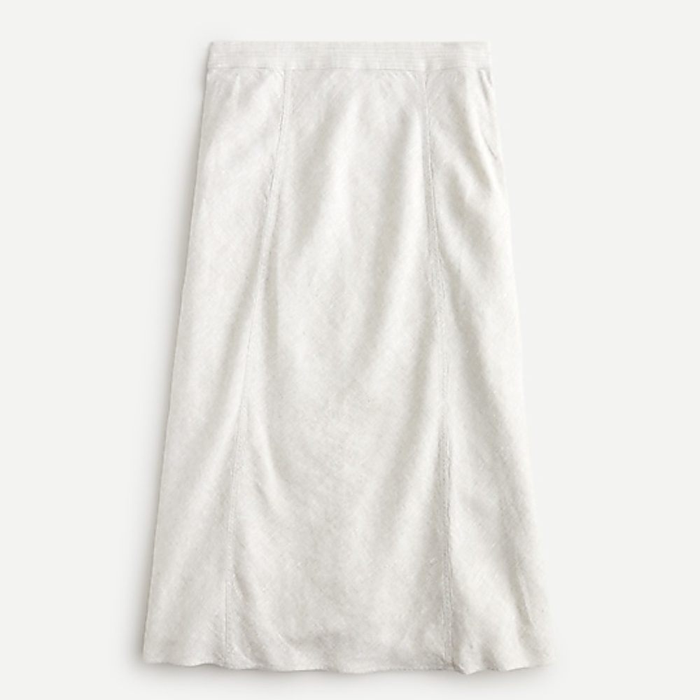 New J Crew linen slip skirt.